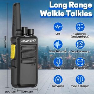 Baofeng BV120D جهاز لاسلكي احترافي مزدوج النطاق